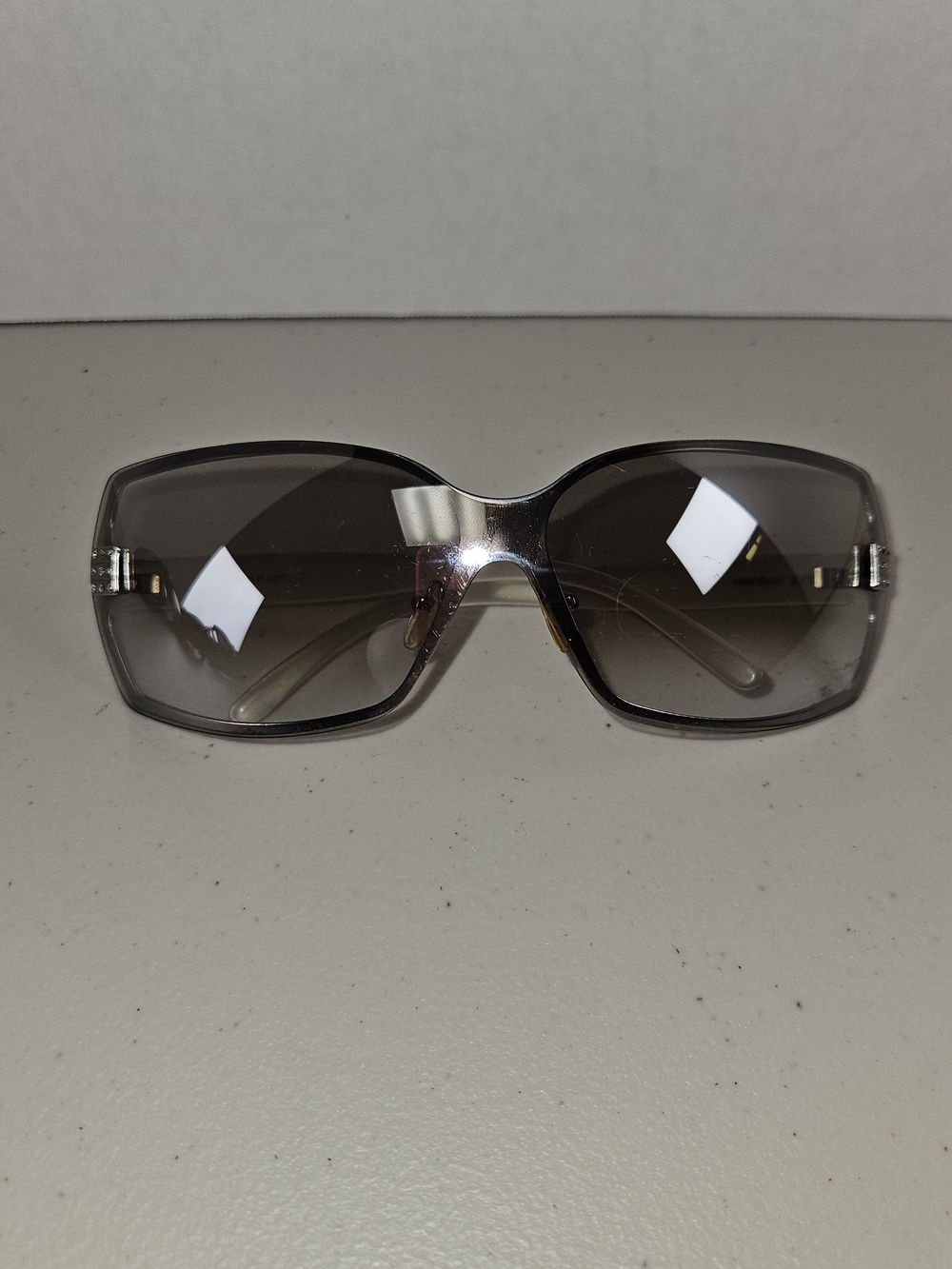 Steve Madden S440 SLV Gray Gradient Oversized Women's Sunglasses